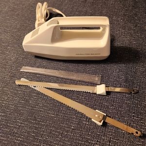 Hamilton Beach Electric Knife Works Clean Sharp Tested Turkey Carving Season
